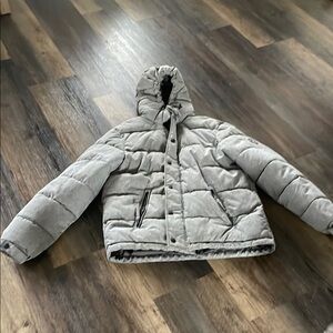 Stylish Gray Puffer Jacket